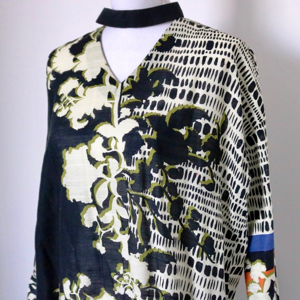 Sapphire Pakistani Indian choker kurti